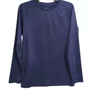 ALL IN MOTION Boys‎ long sleeve Rash Guard - Size L 12/14 Navy Blue